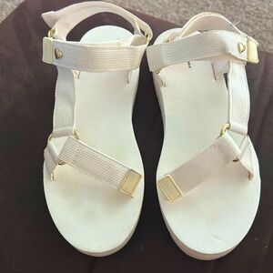 Stoney Clover Lane x Target White Strappy Sport Sandals - Size 10